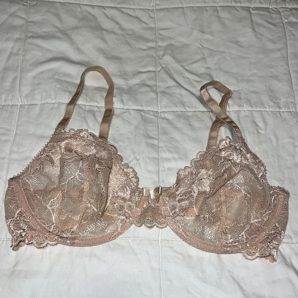 Apt. 9 Sheer Tan Lace Underwire Bra 34C - Picture 5 of 10